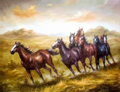 unknow artist Horses 016 oil painting picture